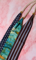 Pearl scarf lariat