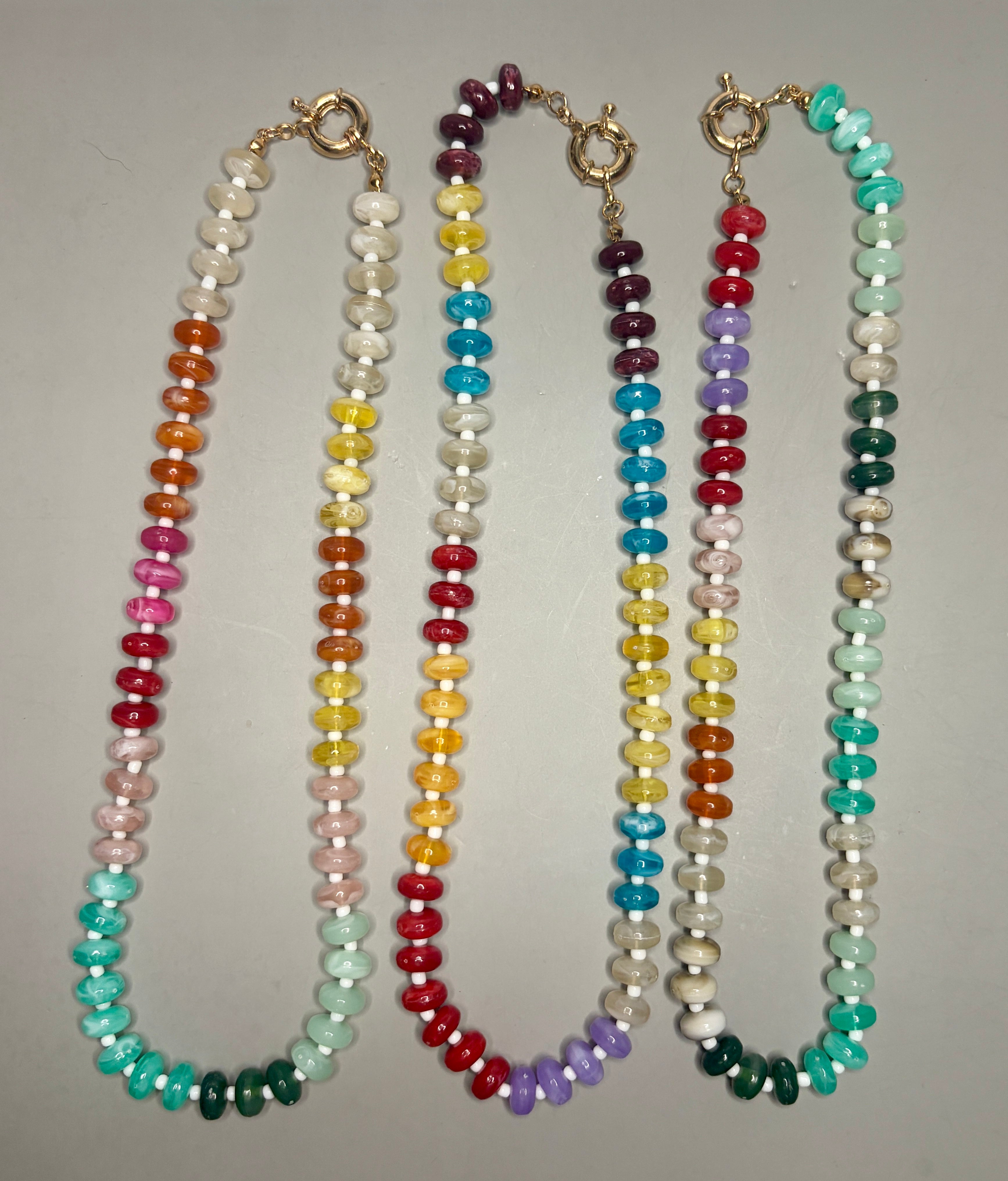 Multi colored beads