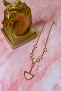Gold Horsebit Pendant